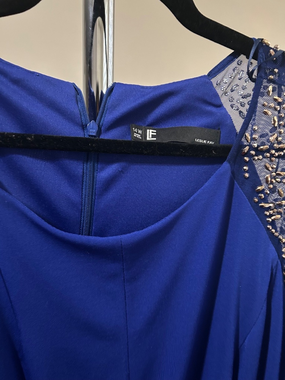 Leslie Fay beaded sleeve dresses - Picture 4 of 4